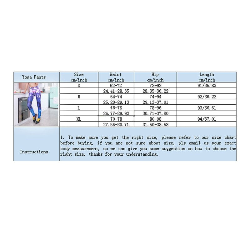 Sublimation Women Leggings Yoga Fitness